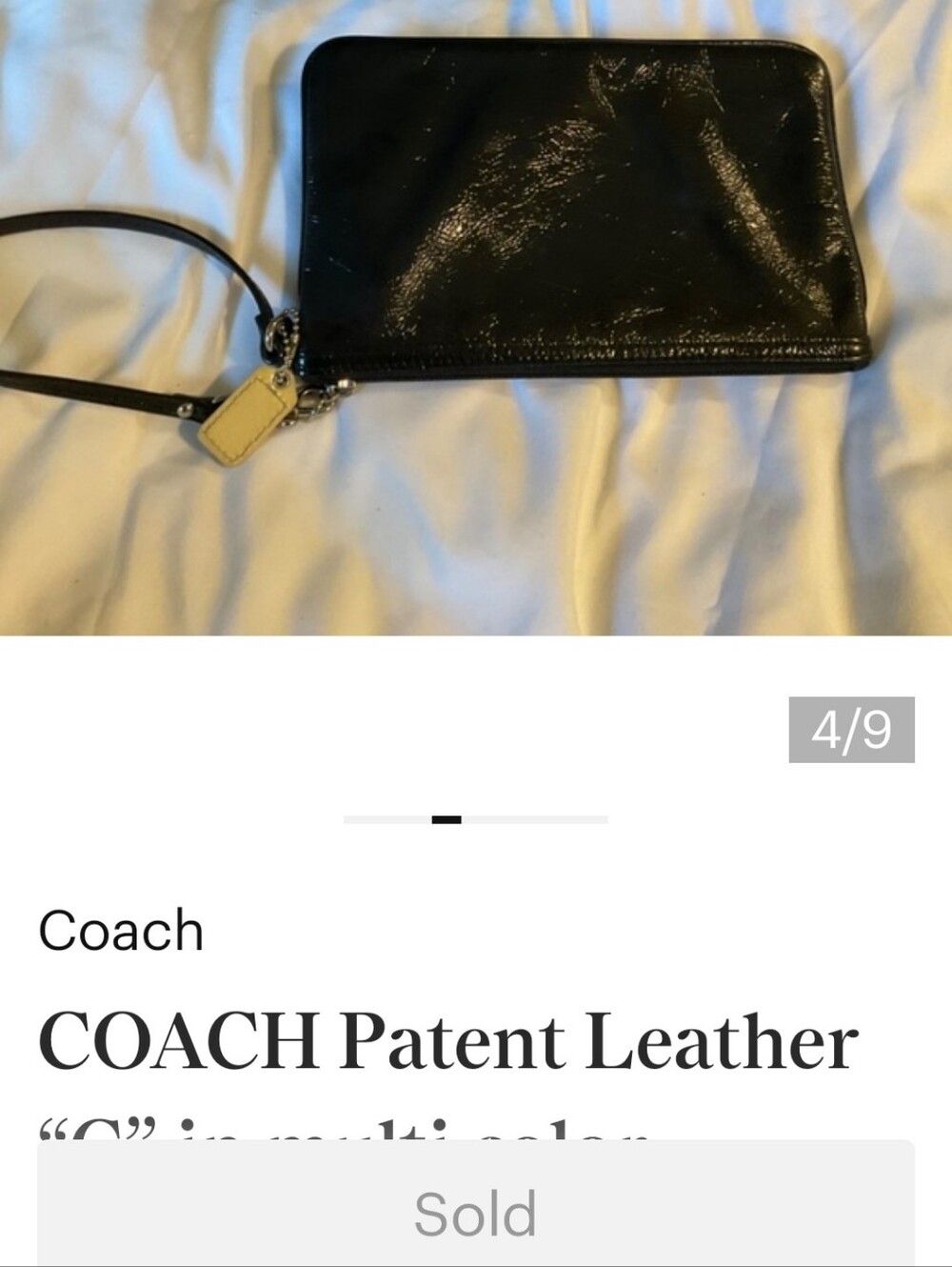 Coach Op Art Large Wristlet - Picture 9 of 9
